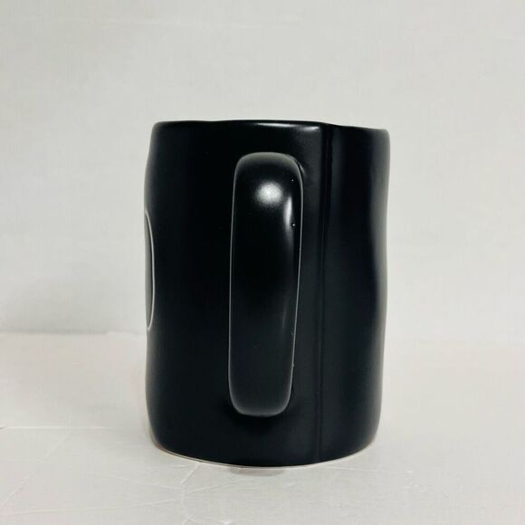 Rae Dunn BOO Mug   Black With White Letters  EUC - Picture 4 of 6
